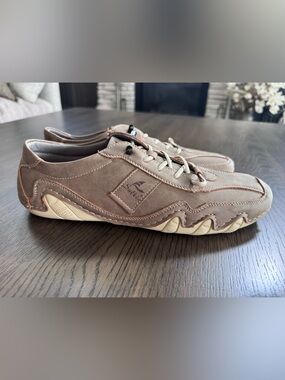NEW Salkin Men's Size 43 (9.5) Trekking Casual Lace-Up Sneakers in Brown